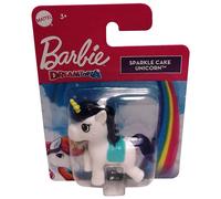 Mattel HFG33 Barbie Dreamtopia Sparkle Cake Licorne blanche violette pailletée Crinière de licorne Figurine de jeu à collectionner 5,5 cm