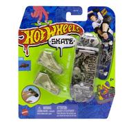 Mattel HGT46 Hot Wheels Mini Skateboard avec Chaussures Assortis Multicolore