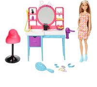Mattel HKV00 Barbie Playset Salon De Beauté Avec Accessoires