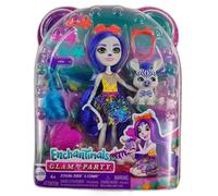 Mattel HNV28 Poupée Enchantimals Glam Fête Zemirah Zèbre & Grainy Neuf Emballage