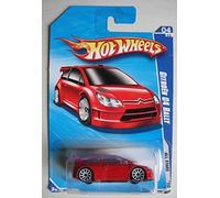 Mattel Hot Wheels 2010 All Stars Red Citron C4 Rally Modèle de voiture moulée sous pression à l'échelle 1:64 pour enfants de 3 à 8 ans, unisexe
