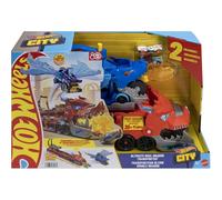 Hot Wheels Camion transporteur de voitures Car Transporter Truck Bleu pour enfants