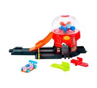 Hot Wheels - Coffret City Ball Set - Véhicule 1/64 en forme de donut - Multicolore