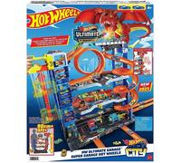 Mattel Hot Wheels City 'Let's Race' Netflix Méga Garage, Jeu Avec Quatre Livres