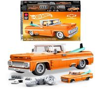 Mattel - Coffret Hot Wheels Elite Custom '62 Chevy Pickup - 1/16 858 pièces - Orange