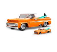Mattel - Coffret Hot Wheels Elite Custom '62 Chevy Pickup - 1/16 858 pièces - Orange
