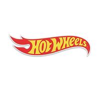 Mattel Hot Wheels Flame Logo Metal Sign - Large Hot Wheels Sign for Kids' Bedroom, Man Cave or Garage