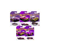 Mattel Hot Wheels Pearl & Chrome 57th Anniversary Collection Lot de 5 voitures moules sous pression chelle 1/64