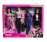 Mattel HRG54 Barbie Carrière Set 4 Poupées Femmes Du Cinéma