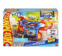 Mattel HTN80 Hot Wheels Let's Race Autolavaggio avec Tunnel