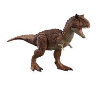Mattel Imaginext Jurassic World Attaque Ultime Figurine Articulée Carnotauraus Morsures De Combat, Espèce Exclusive, Sons Et Lumières, Jouet Enfant, Dès 4 Ans, HND19
