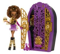 Monster High Monstrueux Secrets Clawdeen Wolf Coffret Énigmes à Hauntlywood avec poupée, dressing et plus de 19 surprises glamour, dont des vêtements pour poupée, JBG80