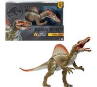 Mattel Jurassic World Figurine articulée Spinosaure de la Collection Hammond, Jurassic Park 3, grand dinosaure carnivore avec langue articulée et queue câblée, JCH09