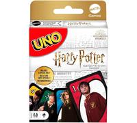 Mattel Games UNO Harry Potter, Jeu De Cartes Familial pour Enfants Et Adultes, Jeu De Société pour Soirée Jeux en Famille Ou en Voyage, 2 À 10 Joueurs, Jouet pour Enfant de 7 Ans et Plus, FNC42