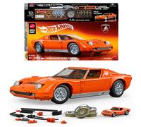 Coffret de construction - MATTEL - Lamborghini Miura P400 SV - 1 523 pièces - Échelle 1/12 - Voiture métal 1/64 incluse