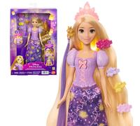 Mattel Poupée Rapunzel aux cheveux magiques Disney Princesse Rose Enfants