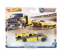 1:64 Hot Wheels Premium Team Transport Chevrolet Corvette C8.R + Carry On GRK67