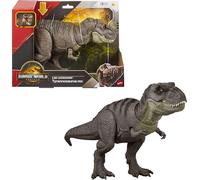 Mattel Jurassic World Attack on the Laboratory! JGM16 - T-Rex, figurine pour enfant, dinosaure, grand jouet en mouvement, longueur totale : env. 46,4 cm, à partir de 4 ans, vert