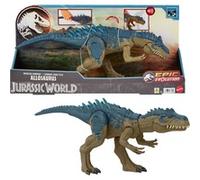 Mattel Jurassic World Carnage Sans Pitié Dinosaure Allosaurus, figurine articulée avec attaque continue par morsures et rugissements, pointes de combat activées au moyen d’un simple bouton HRX51