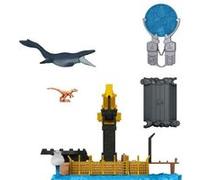 MATTEL - Jurassic World - Coffret Minis Chaos Mosasaurus - Figurines D'Action G