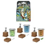 Mattel Jurassic World Dinos dévoreurs Mini dinosaure, coffret à ouverture facile, nombreux composants et surprises, HVB29