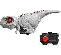 Mattel Jurassic World Dominion Jouet dinosaure non cagé avec mouvement et son contrôlés par cliqueur, traceur de clics Atrociraptor Ghost Dino Action Figure