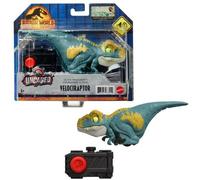 Mattel - Jurassic World Dominion Uncaged Click Tracker Velociraptor, Blue [Collectables] Action Figure