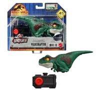 Mattel - Jurassic World Dominion Uncaged Click Tracker Velociraptor, Green [Collectables] Action Figure