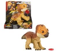 Mattel Figurine interactive dinosaure Aquilops Dolores à apprivoiser, actions et sons d'attaque JGC01