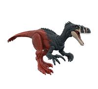 Mattel Jurassic World Figurine articulée de Megaraptor, rugissement, attaque vers l’avant, avec code ADN scannable, Jouet Enfant, Dès 4 ans, HGP79