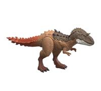 Mattel Jurassic World Figurine de Dinosaure, Grand gorgosaure Géants Féroces avec Deux attaques et Une évolution, Jeu numérique, JKL86