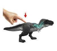 Mattel Jurassic World Figurine T-Rex avec activation d'attaque et effets dynamiques