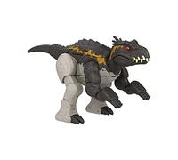 Mattel Jurassic World Figurine Transformable Massive Stretch 2 En 1 Giganotosaurus Et Nasutoceratops, 16 Étapes, Collection Transformation Féroce, Jouet Enfant, A Partir De 6 Ans, HPD35