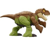 Mattel Jurassic World Figurines Dinosaures Transformables Tyrannosaurus Rex Et Ankylosaure Transformation Féroce Double Danger, 8 À 18 Étapes, À Collectionner, Jouet Enfant, Dès 6 Ans, HLP06