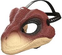 Mattel Jurassic World Masque de dinosaure Rebirth Raptor, costume inspiré du film, mâchoire ouverte, texture et couleur réalistes, sangle réglable