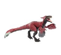 Mattel Jurassic World Pyroraptor Collection Hammond Figurine articulée de dinosaure au design haut de gamme inspiré du film avec yeux en verre, queue articulée et 14 points d’articulation, HTV64