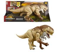 Mattel Figurine articulée Jurassic World Distortus Rex Combat ultime – 56 cm, 2 actions d'attaque