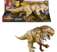 Mattel Jurassic World : Renaissance Figurine articulée Distortus Rex Combat ultime, dinosaure de 56 cm avec 2 actions d’attaque, contenu précis et jeu virtuel, JJP79