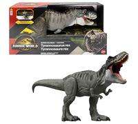 Mattel Figurine articulée Jurassic World Tyrannosaurus rex Super Colossal 2 attaques 39"