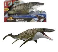 Mattel Jurassic World Renaissance Mosasaure Morsure Fatale Avec Action Tire-Dino