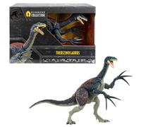 Mattel Jurassic World Therizinosaurus Collection Hammond Figurine de dinosaure tirée du film Jurassic World : Le Monde d’après, avec 25 points d’articulation, griffes entièrement articulées, yeux en verre et queue articulée, HXP73