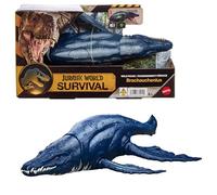 Mattel – Figurine de dinosaure Jurassic World Brachauchenius – Rugissement, mâchoire mobile