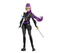 Mattel Kpop Demon Hunters HUNTR/X Poupée Rumi Deluxe | Tenue de combat amovible avec épée, 11 articulations mobiles, inspiré du film, JRW19