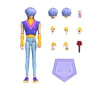Mattel Kpop Demon Hunters Saja Boys Figurine Mystère | Échelle 15 cm, 18 points d'articulation, look “Soda Pop”, accessoires à thème, visages et mains interchangeables, JRY36
