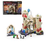 Mattel Brick Shop Masters of The Universe La Bataille du Château de Grayskull Maîtres de l’Univers Coffret de Construction avec 867 pièces et 16 Figurines pour collectionneurs dès 13 Ans, JMB32