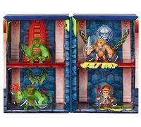 Mattel Masters of The Universe Eternia He-Man Minis Slime Pit Collector Lot de 4 figurines