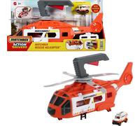 Mattel Matchbox Action Drivers Hélicoptère de sauvetage avec ambulance HXM74