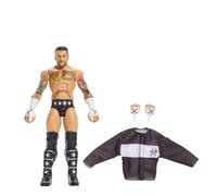 Mattel Mattel WWE Figurine articulée Élite CM Punk de 15 cm à Collectionner avec Accessoires, série 124, 25 Points d’Articulation et Mains interchangeables, JHT70