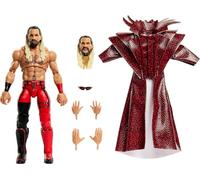Mattel Mattel WWE Figurine articulée Ultimate Seth Rollins de 15 cm à Collectionner, avec têtes et Mains interchangeables et 30 Points d’Articulation, JHV94