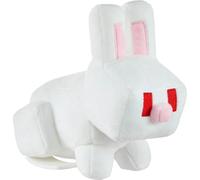 Mattel Figurine en Peluche Lapin Blanc Minecraft de 8 Pouces, Cadeau pour Les Fans de 3 Ans et Plus, HWF86